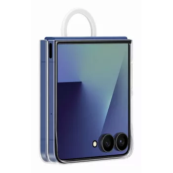 Capa de proteção para Samsung Galaxy Z Flip7 da Samsung — transparente, modelo EF-QF766CTEGWW