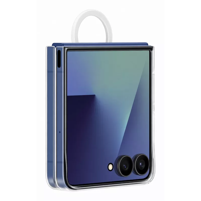 Capa de proteção para Samsung Galaxy Z Flip7 da Samsung — transparente, modelo EF-QF766CTEGWW