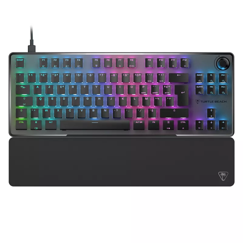 Teclado gaming Turtle Beach Vulcan II TKL Pro USB AZERTY alemão preto