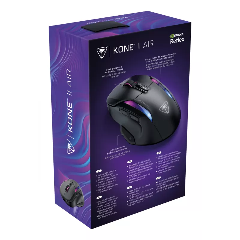 Rato Turtle Beach Kone II Air RF sem fios + Bluetooth
