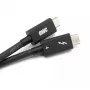 Cabo Thunderbolt OWC OWCCBLTB4C2.0M 2m 40 Gbit/s preto