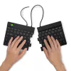 Teclado ergonómico R-Go Tools R-Go Split Break v2 com software break, teclado ergonómico split, QWERTZ (DE), com fios, preto