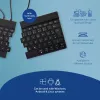 Teclado ergonómico R-Go Tools R-Go Split Break v2 com software break, teclado ergonómico split, QWERTZ (DE), com fios, preto