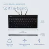 Teclado ergonómico R-Go Tools R-Go Split Break v2 com software break, teclado ergonómico split, QWERTZ (DE), com fios, preto