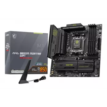 Placa-mãe MSI MAG B850M MORTAR WIFI AMD B850 Socket AM5 micro ATX