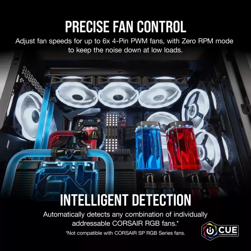 Controlador de ventoinhas Corsair iCUE Commander Core XT