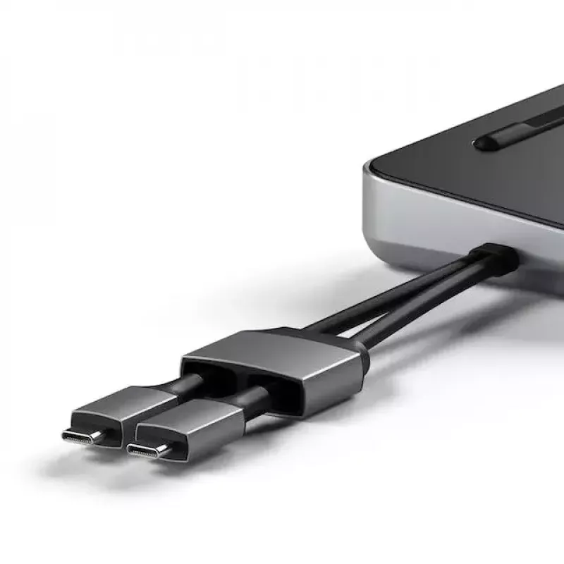 Caixa de armazenamento Satechi ST-DDSM M.2 alimentada por USB 10 Gbit/s