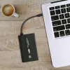 Caixa para HDD/SSD QOLTEC 51861 para unidades SATA3 de 2,5 inch, USB 3.0, preta