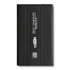 Caixa para HDD/SSD QOLTEC 51861 para unidades SATA3 de 2,5 inch, USB 3.0, preta