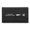 Caixa para HDD/SSD QOLTEC 51861 para unidades SATA3 de 2,5 inch, USB 3.0, preta