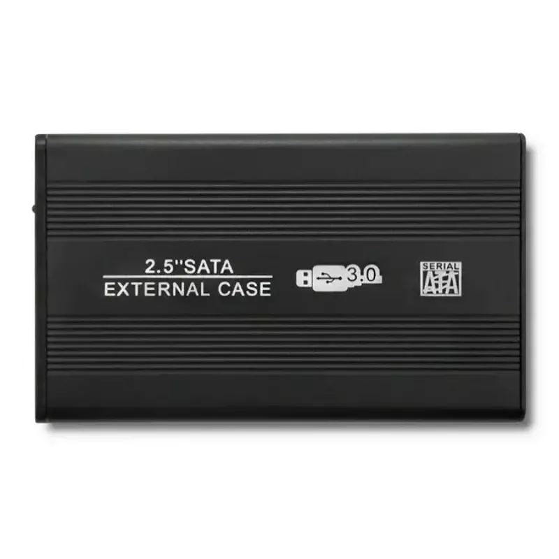 Caixa para HDD/SSD QOLTEC 51861 para unidades SATA3 de 2,5 inch, USB 3.0, preta