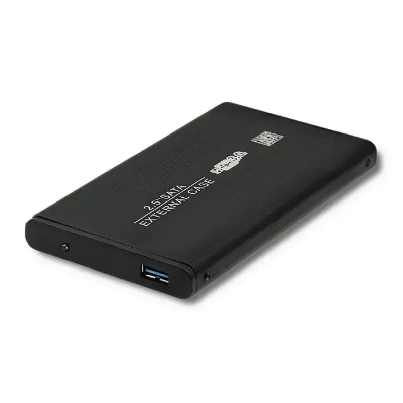 Caixa para HDD/SSD QOLTEC 51861 para unidades SATA3 de 2,5 inch, USB 3.0, preta