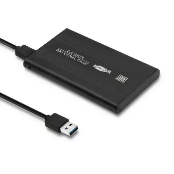 Caixa para HDD/SSD QOLTEC 51861 para unidades SATA3 de 2,5