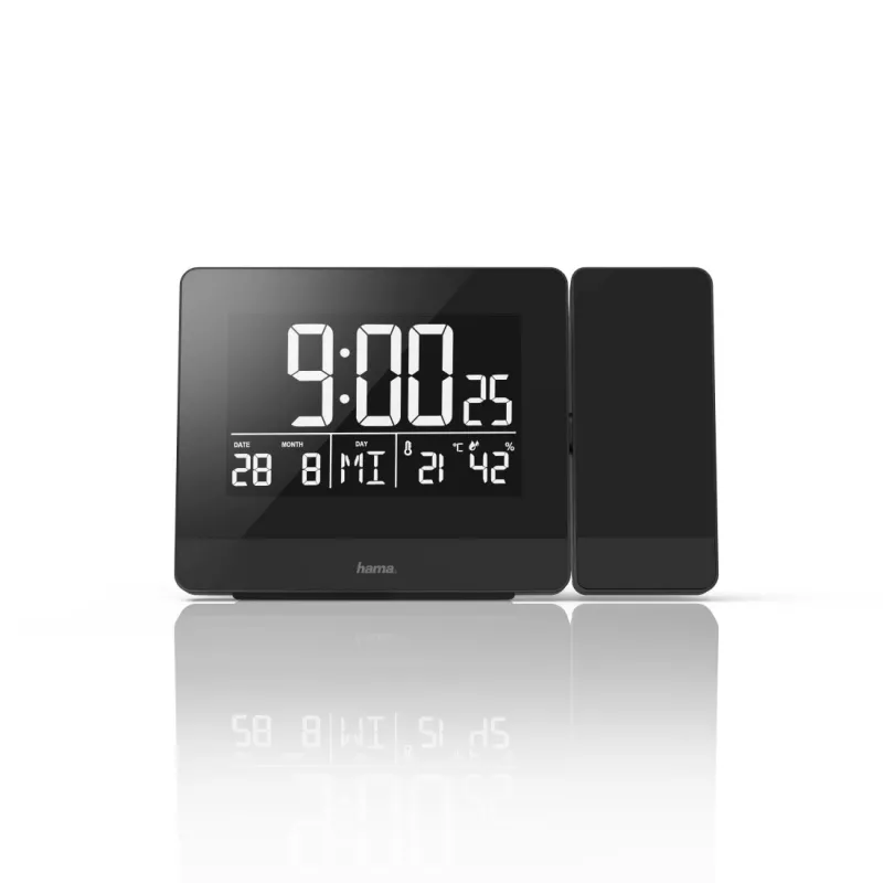 Despertador digital Hama Plus Charge preto