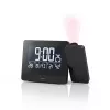 Despertador digital Hama Plus Charge preto