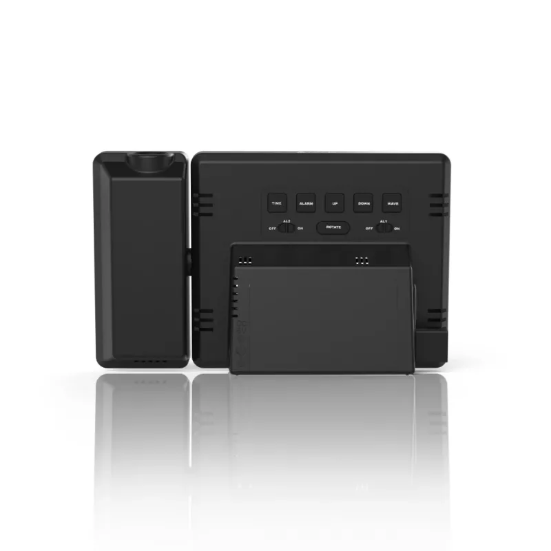 Despertador digital Hama Plus Charge preto