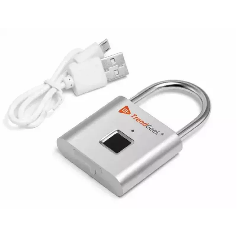 Technaxx TG-131 cadeado inteligente com impressão digital, prateado