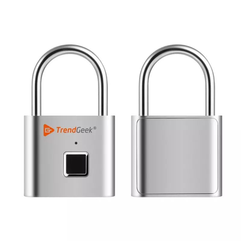 Technaxx TG-131 cadeado inteligente com impressão digital, prateado