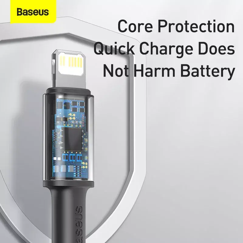Cabo Lightning Baseus CATLGD-A01 2m preto