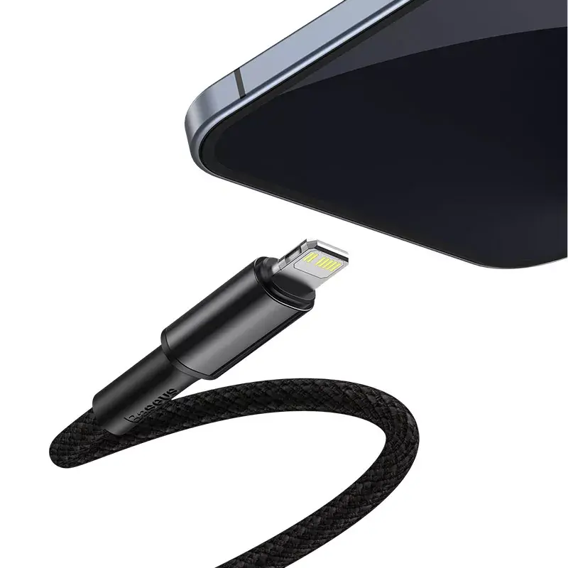 Cabo Lightning Baseus CATLGD-A01 2m preto