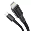 Cabo Lightning Baseus CATLGD-A01 2m preto