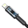 Cabo Lightning Baseus CATLGD-A01 2m preto