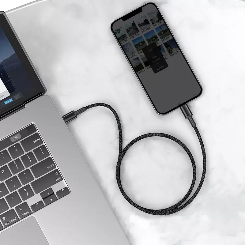 Cabo Lightning Baseus CATLGD-A01 2m preto