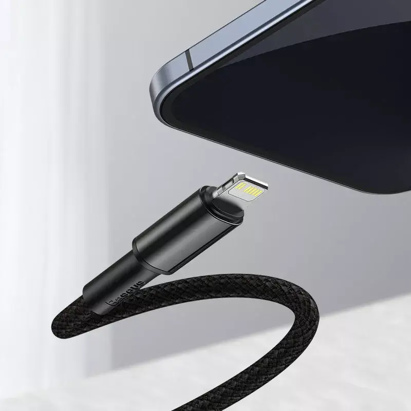 Cabo Lightning Baseus CATLGD-A01 2m preto