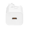 Carregador de interior Baseus Super Si branco carregamento rápido 12V 1xUSB-C