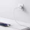 Carregador de interior Baseus Super Si branco carregamento rápido 12V 1xUSB-C