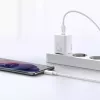 Carregador de interior Baseus Super Si branco carregamento rápido 12V 1xUSB-C