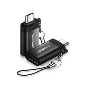 Adaptador de cabo Ugreen 50283 USB-C USB-A preto