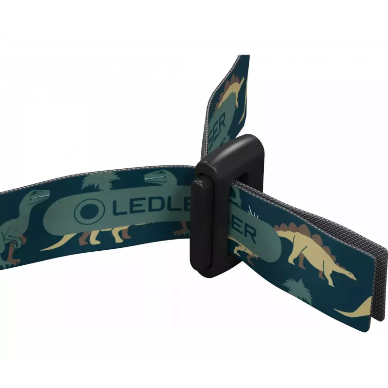 Ledlenser KIDLED2 lanterna de cabeça infantil, Dinossauros