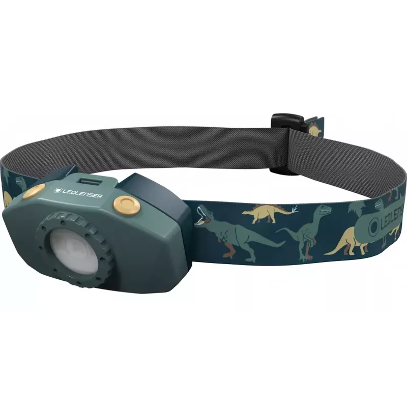 Ledlenser KIDLED2 lanterna de cabeça infantil, Dinossauros
