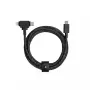 Cabo USB-C Native Union Belt Cabo Duo 1,5 m USB‑C para USB‑C/Lightning Preto