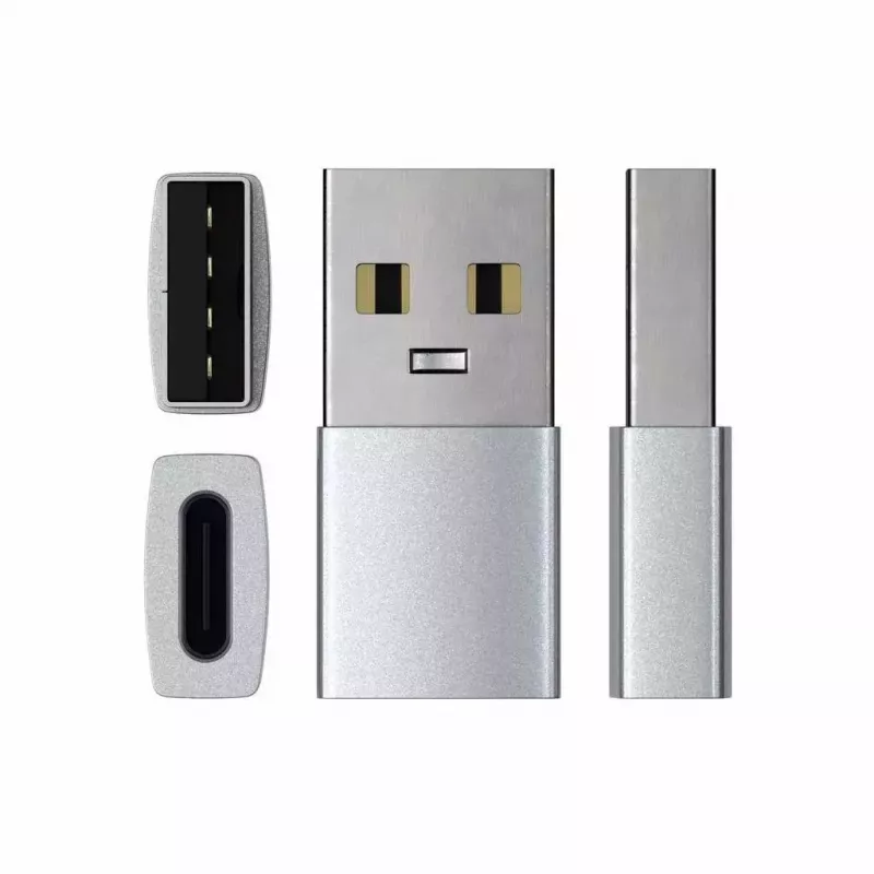 Adaptador Satechi ST-TAUCS USB-A USB-C Prateado