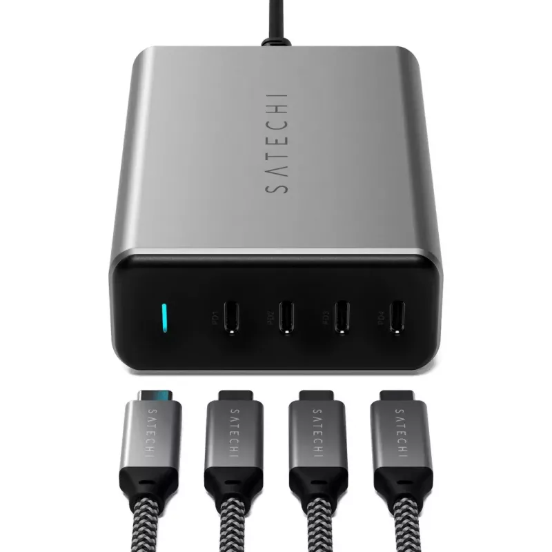 Carregador universal rápido Satechi ST-UC165GM-EU 165 W 4 portas USB Type-C