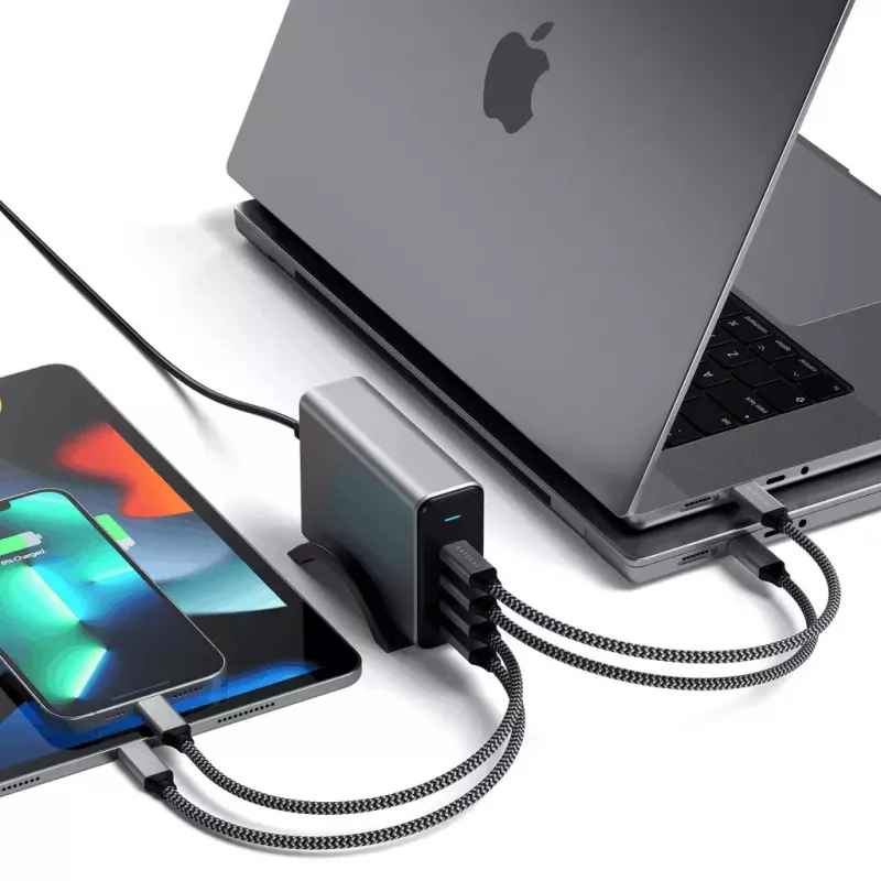 Carregador universal rápido Satechi ST-UC165GM-EU 165 W 4 portas USB Type-C