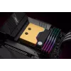 Bloco de água EK Water Blocks Latão Cobre Preto Dourado