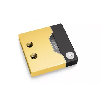 Bloco de água EK Water Blocks Latão Cobre Preto Dourado