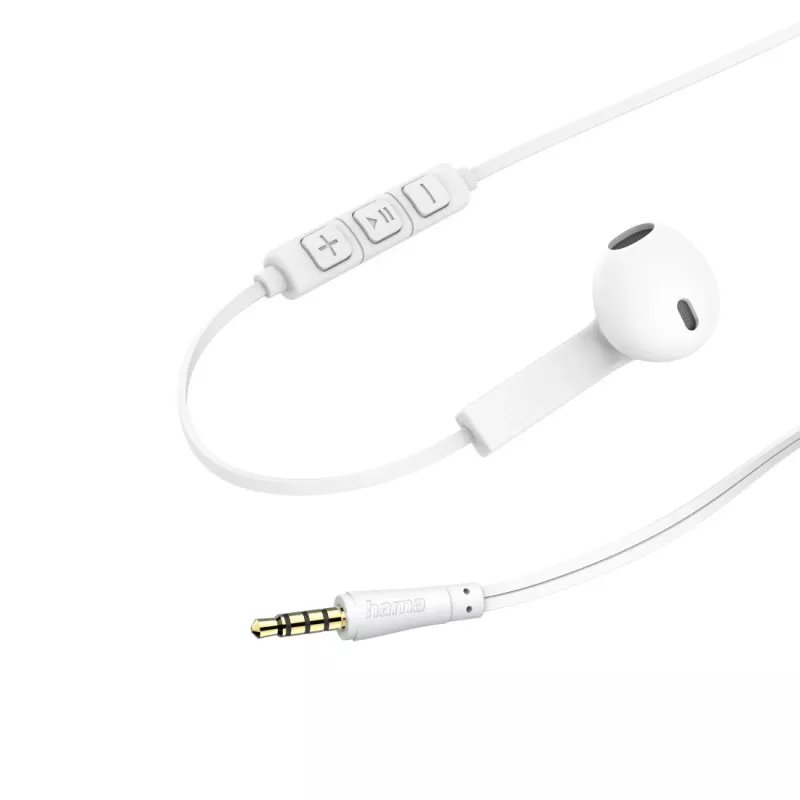 Headset Hama Advance Com fios In-Ear Chamadas/Música Branco