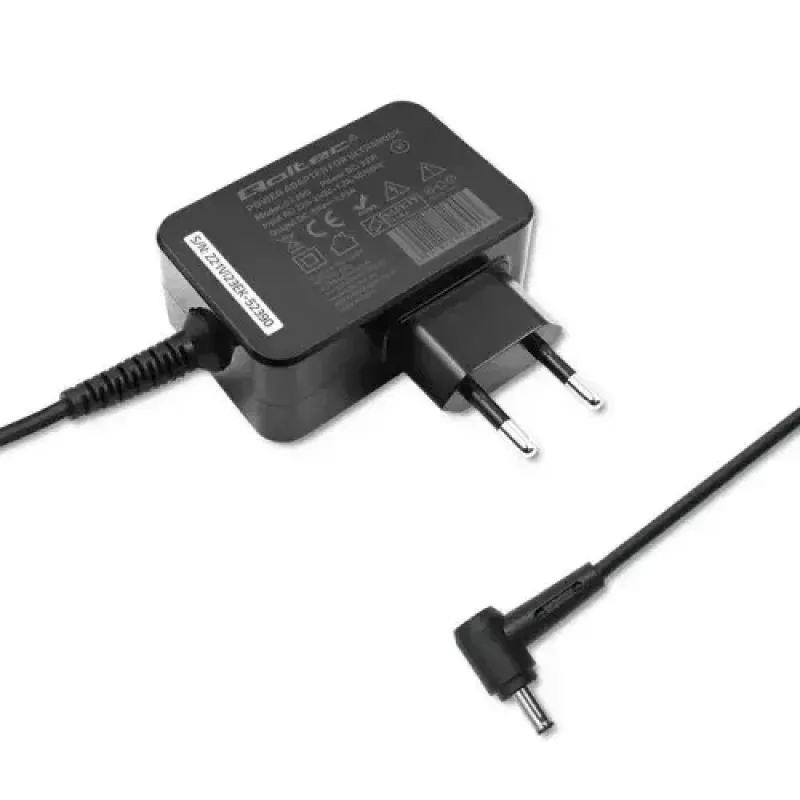 Carregador Qoltec 52408 Indoor AC Portátil 19V 2.1A Preto