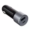 Carregador de automóvel Satechi ST-TCPDCCM 72W Dual Port USB Power Delivery carregamento rápido
