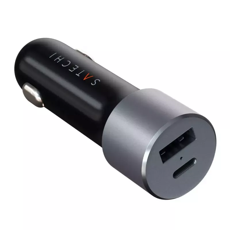 Carregador de automóvel Satechi ST-TCPDCCM 72W Dual Port USB Power Delivery carregamento rápido