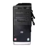 Techly 102239 suporte lateral para caixa de PC, preto