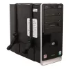 Techly 102239 suporte lateral para caixa de PC, preto
