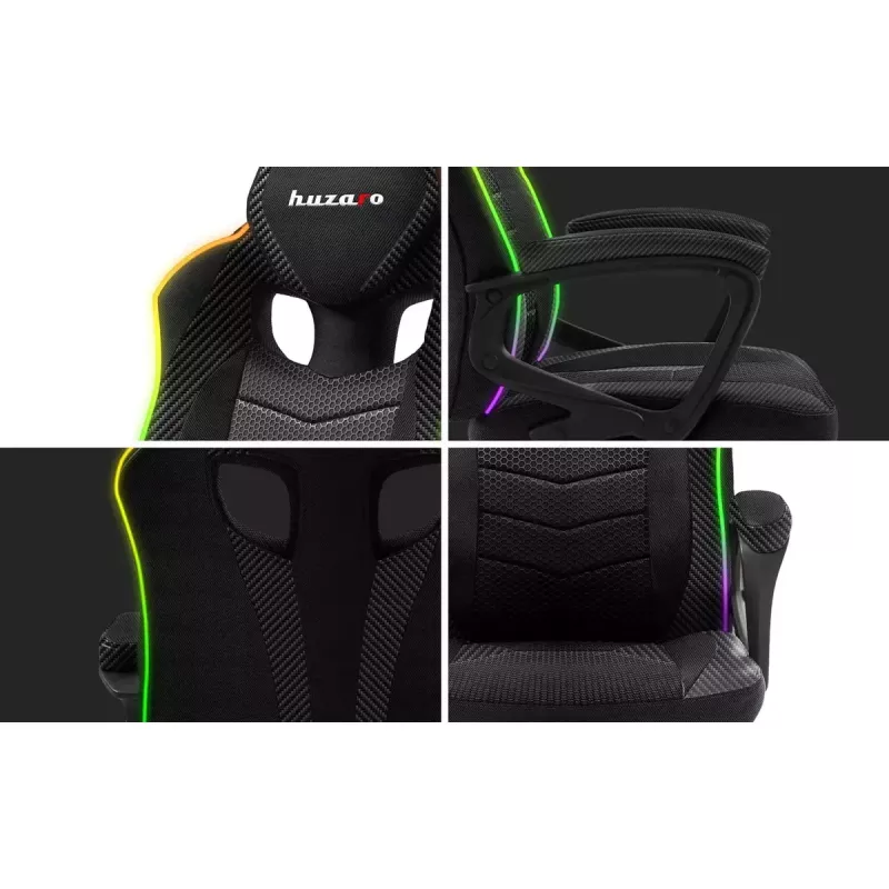 Huzaro Force 2.5 RGB Carbon Mesh cadeira gaming