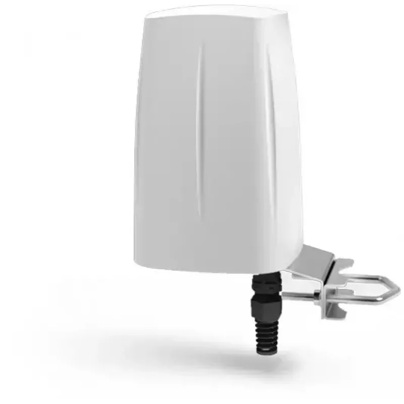QuWireless QuSpot AX10S antena omnidirecional Wi-Fi + Bluetooth para Teltonika RUTX10, 2,4–6 GHz, 7 dBi, PoE/LAN, polarização vertical, IP67, branca