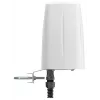 QuWireless QuSpot AX10S antena omnidirecional Wi-Fi + Bluetooth para Teltonika RUTX10, 2,4–6 GHz, 7 dBi, PoE/LAN, polarização vertical, IP67, branca