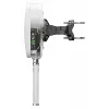 QuWireless QuMax A955M antena direcional LTE + Wi-Fi + GPS para Teltonika RUT956/RUT955, 6 dBi, PoE/LAN, polarização vertical, IP67, branca